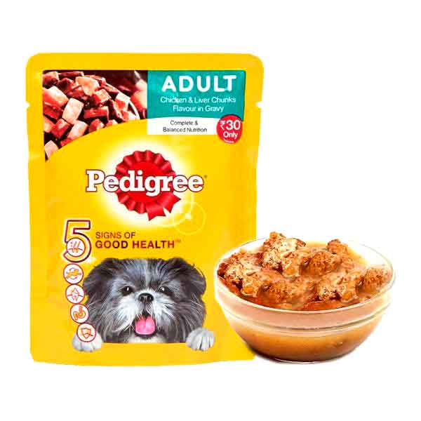 Pedigree Pouch Adult Chicken & Liver 70g