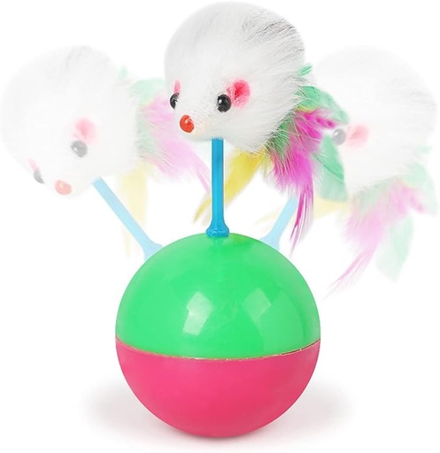 [PC02038] Toy Ball With Feather Mouse