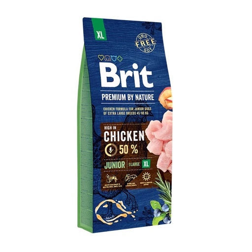 [PC03716] Brit PBN Junior Extra Large Breed Chicken 15Kg